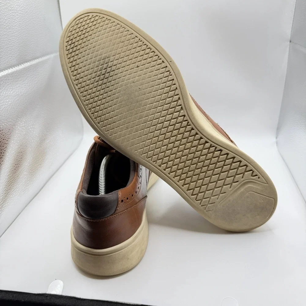 Cole Haan Grand Crosscourt Wingtip Sneakers C35974 Shoes Tan Mens Size 12 M